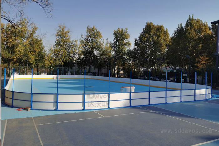 网球场改轮滑旱地冰球场地使用围栏挡板