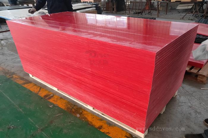 红色hdpe聚乙烯板材厂家批发